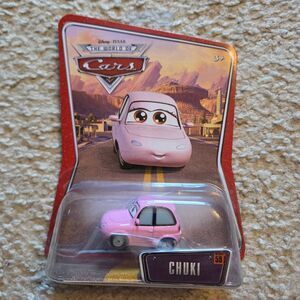 Disney The World Of Cars Chuki #59 Pink Compact Car 2008 Die-Cast
